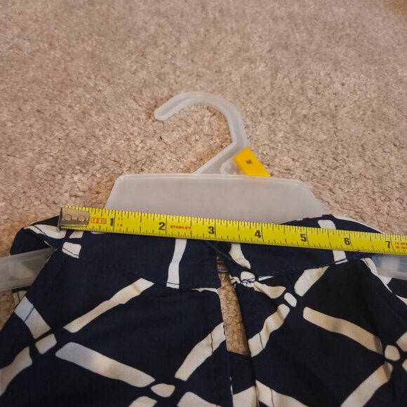 A'gaci Women's Large Long Black and White Striped Dress - Picture 12 of 12